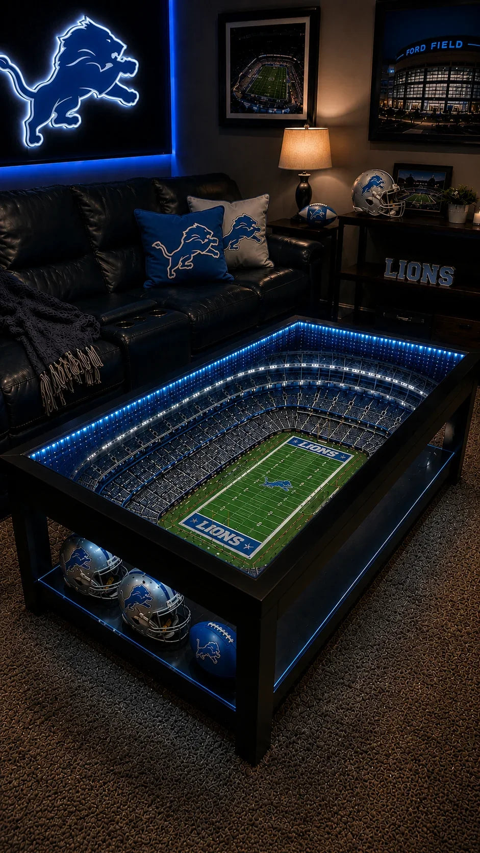 NFL Stadium Table — Detroit Lions
